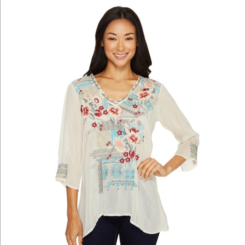 Johnny Was freya blouse